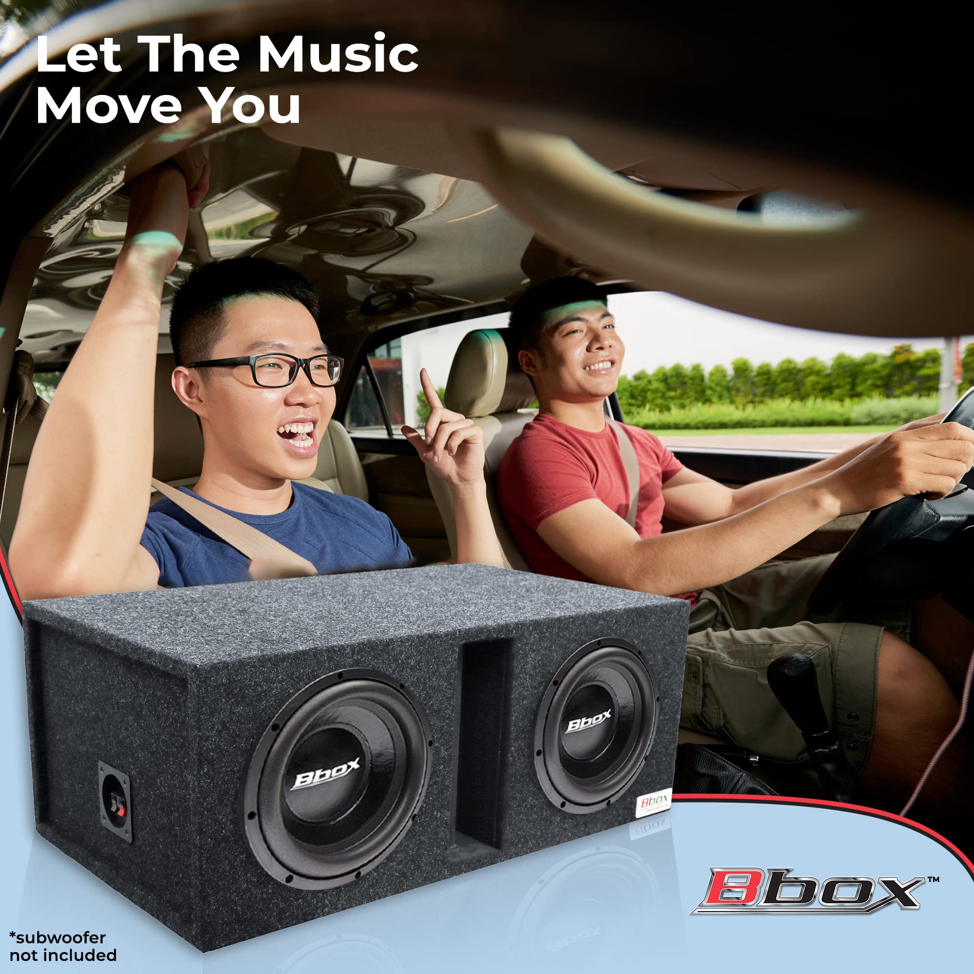 Amazon.com: Bbox Dual 12 Inch Subwoofer Box – Ported Vented